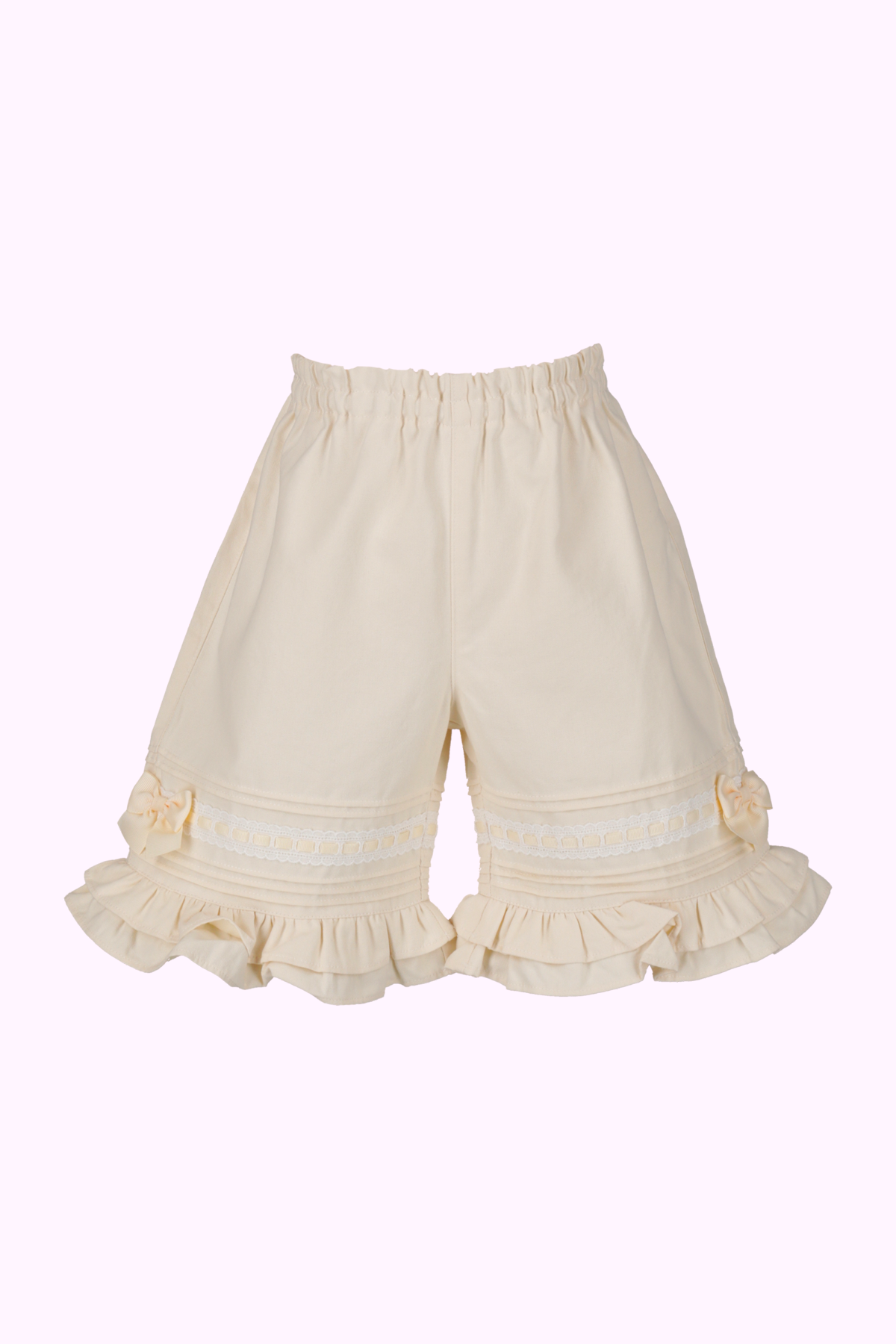 ピンタックはしごリボンショートパンツ（Toddler）