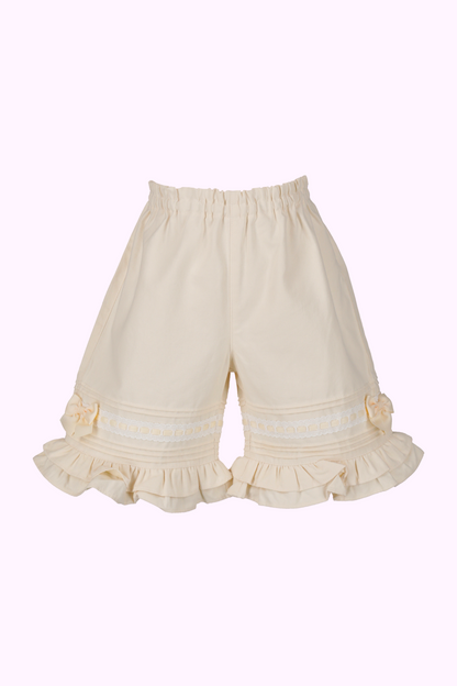 ピンタックはしごリボンショートパンツ（Toddler）