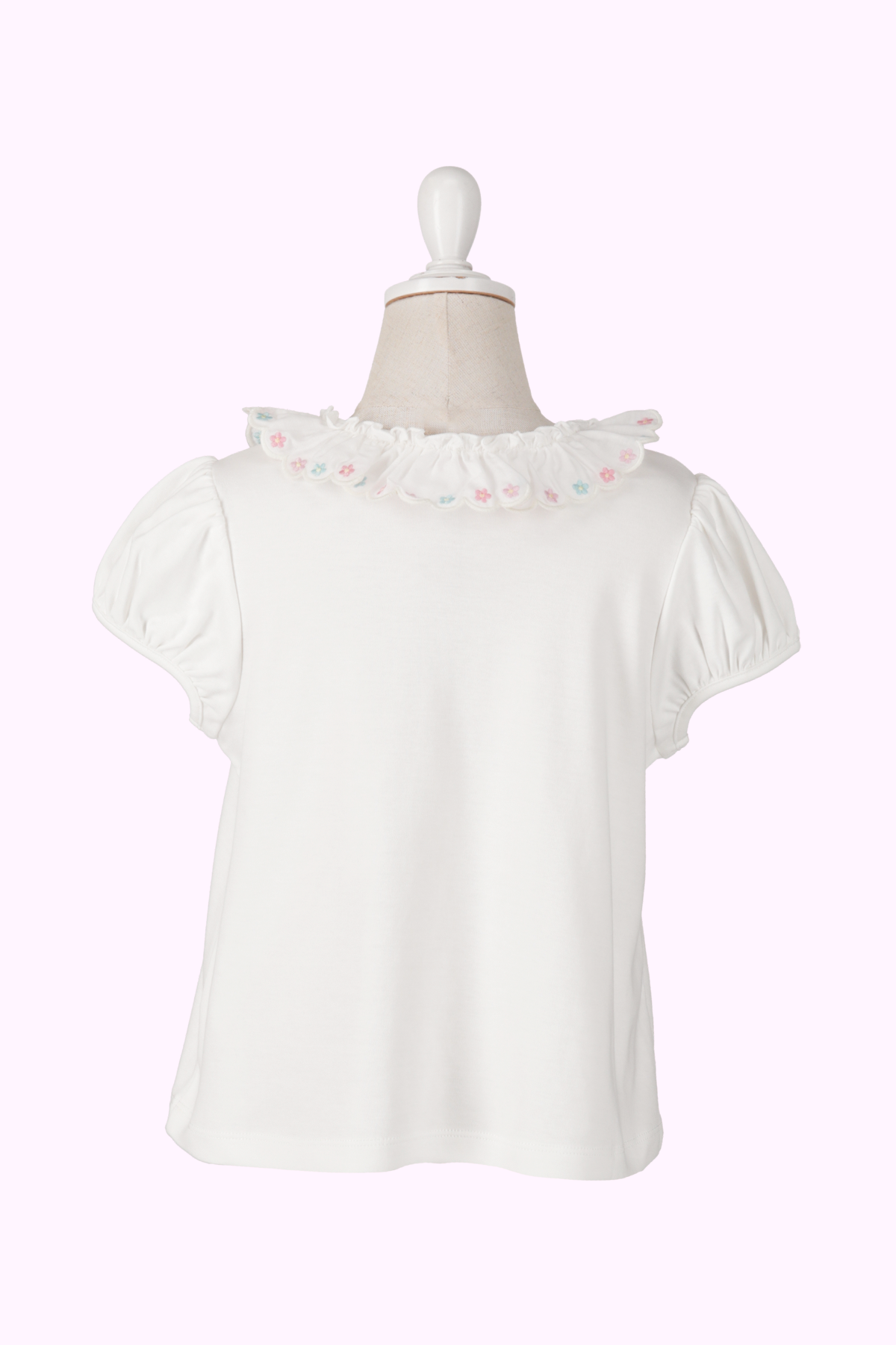 わんちゃんフラワーアップリケTシャツ（Baby）