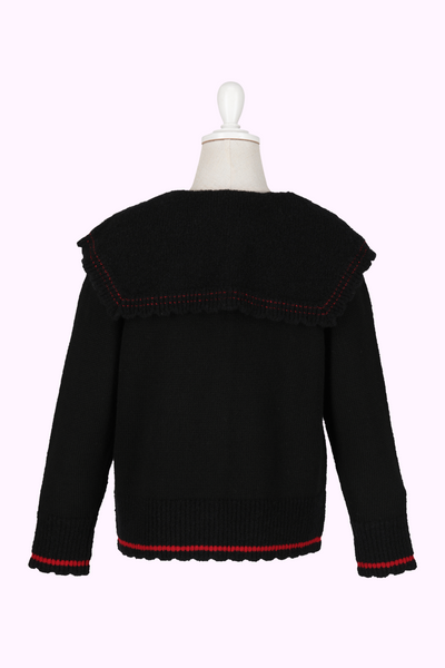 ベア セーラーニットカーディガン（Sister）