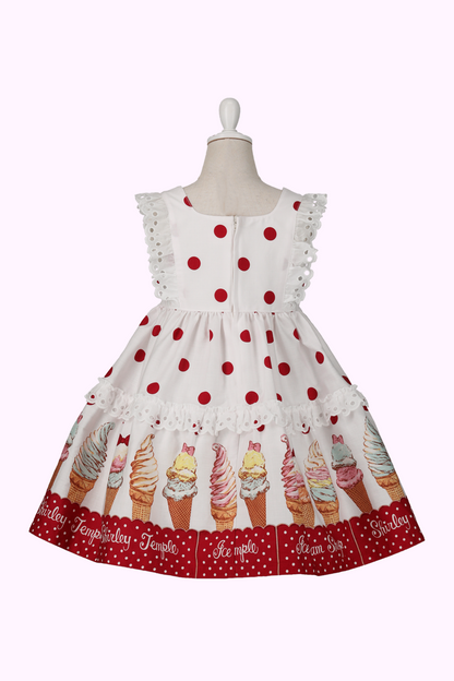 アイスクリームショッププリントジャンパースカート（Toddler）