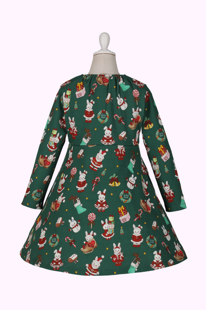クリスマスシャルロットプリントワンピース（Toddler） – Shirley