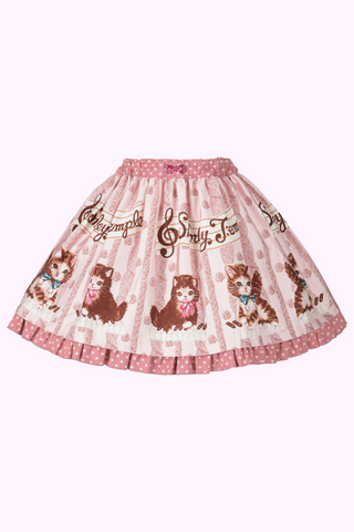 こねこ＆メロディープリントスカート（Toddler）