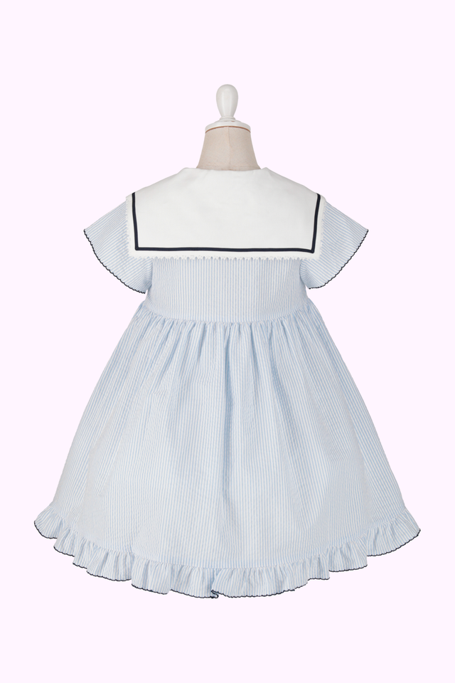 ストロベリーバスケットストライプワンピース（Toddler）