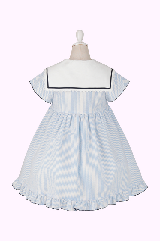 ストロベリーバスケットストライプワンピース（Toddler）