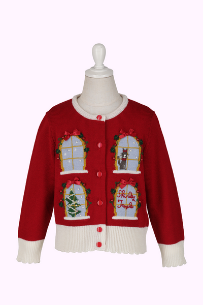 クリスマスハウスニットカーディガン（Toddler）