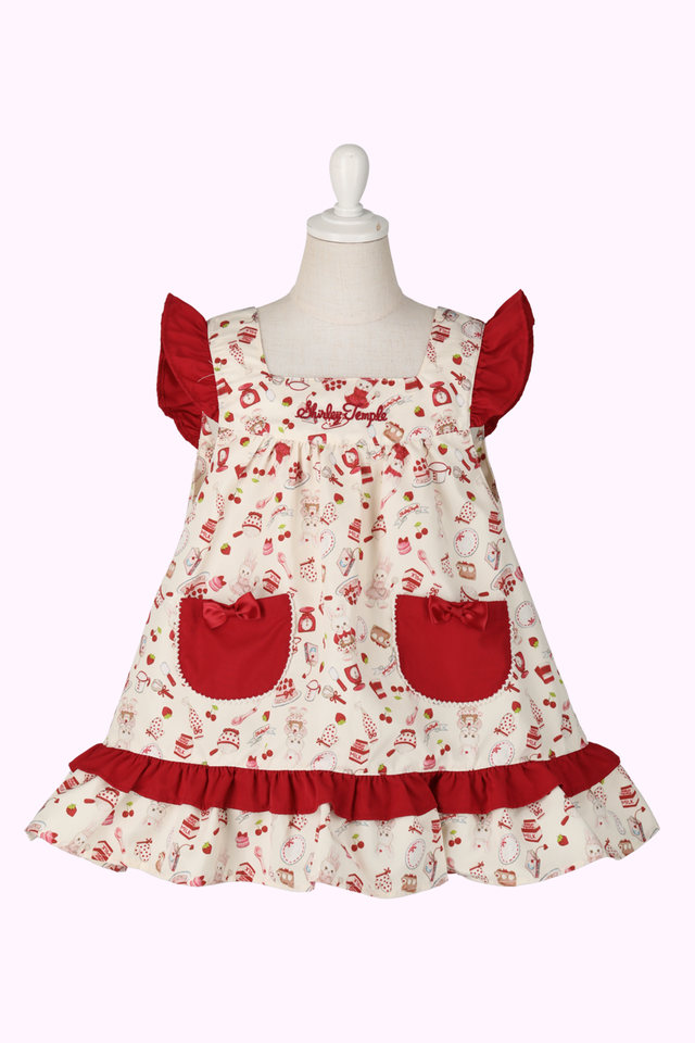 シャルロットクッキングプリントエプロン（Toddler）