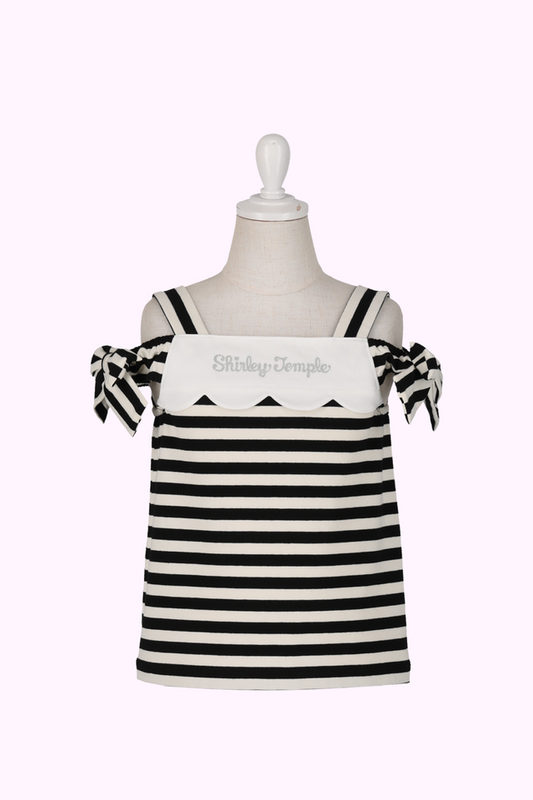 ボーダーオフショルTシャツ(Toddler)