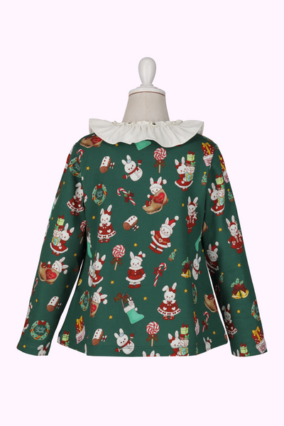 クリスマスシャルロットプリントトレーナー（Baby）