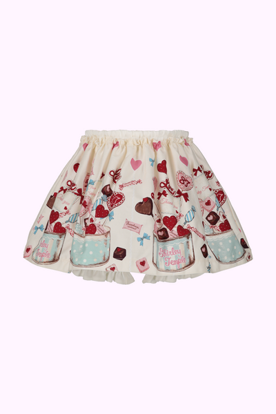 スイートハートプリントパンツ付きスカート（Baby）