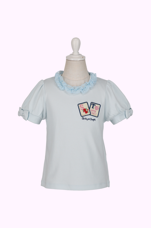 アルファベットカードパフTシャツ（Baby）