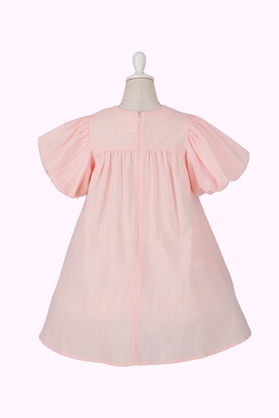 BIGスリーブストライプワンピース（Toddler）