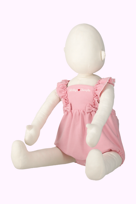 うさぎアップリケショートオール