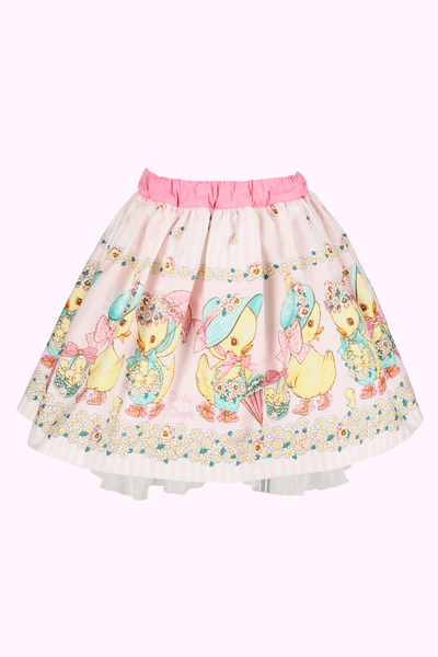 あひるお出かけプリントパンツインスカート(Toddler)