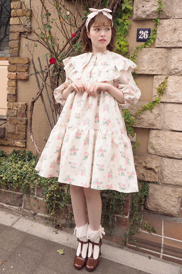 Shirley Temple アヒル柄 ワンピース 110 未使用 シャーリーテンプル 110 アヒル ワンピース（シャーリー